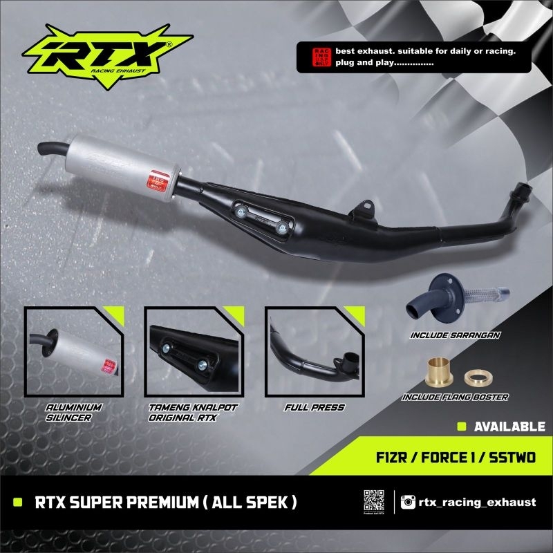 knalpot RTX super preimun all spek f1zr