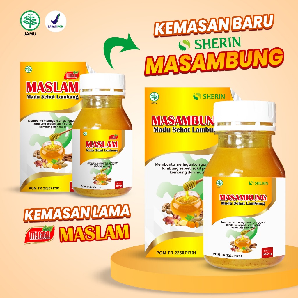 Madu Masambung Pengganti Madu Kuning Sehat Lambung MECCA Herbal Maag Asam Lambung