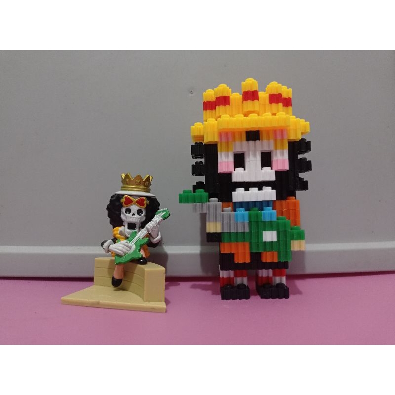 Action Figure + Lego ONE PIECE - SOUL KING BROOK - Murah Mainan Koleksi Anak Anak Anime / Manga