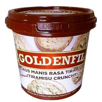 

Goldenfil tiramisu crunchy 1 kg ( selai rasa tiramisu )