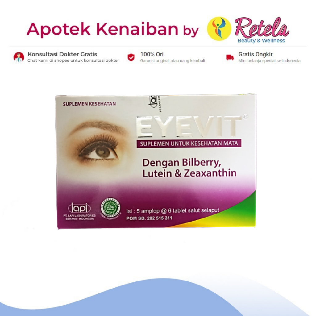 EYEVIT 1 BOX 30 TABLET / VITAMIN MATA
