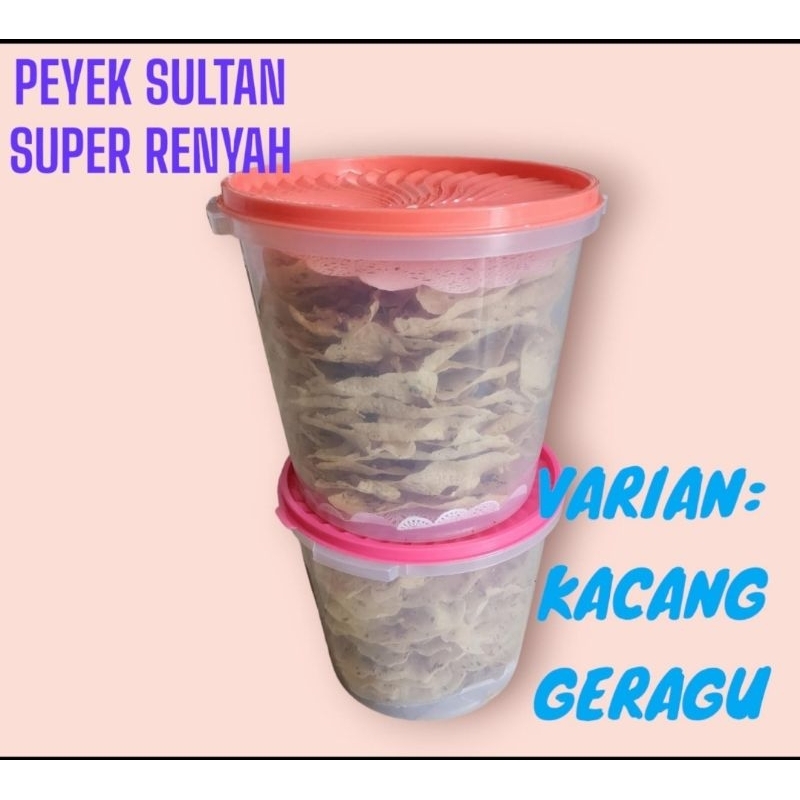 

PEYEK SULTAN SUPER RENYAH (KACANG/GERAGU)