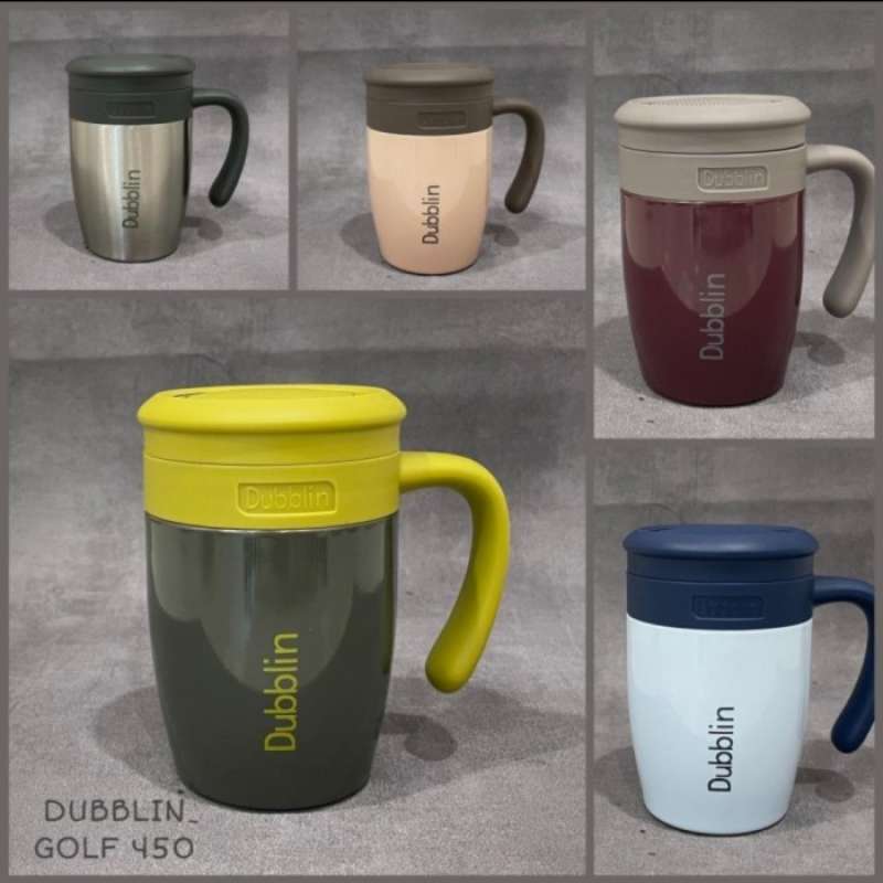 Mug Gelas Cangkir BOTOL By Dubblin GOLF 450ml Tahan panas dingin Murah Dubblin Golf 450ml