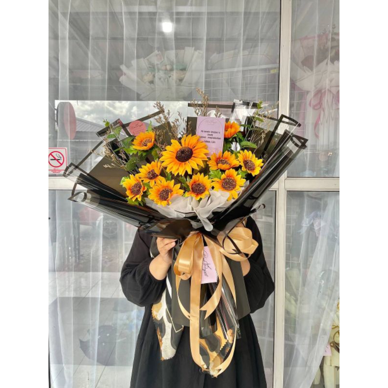 Buket Bunga SUMNIVA M / Buket Bunga / Buket Bunga Palsu / Buket Makassar / Buket Murah Makassar