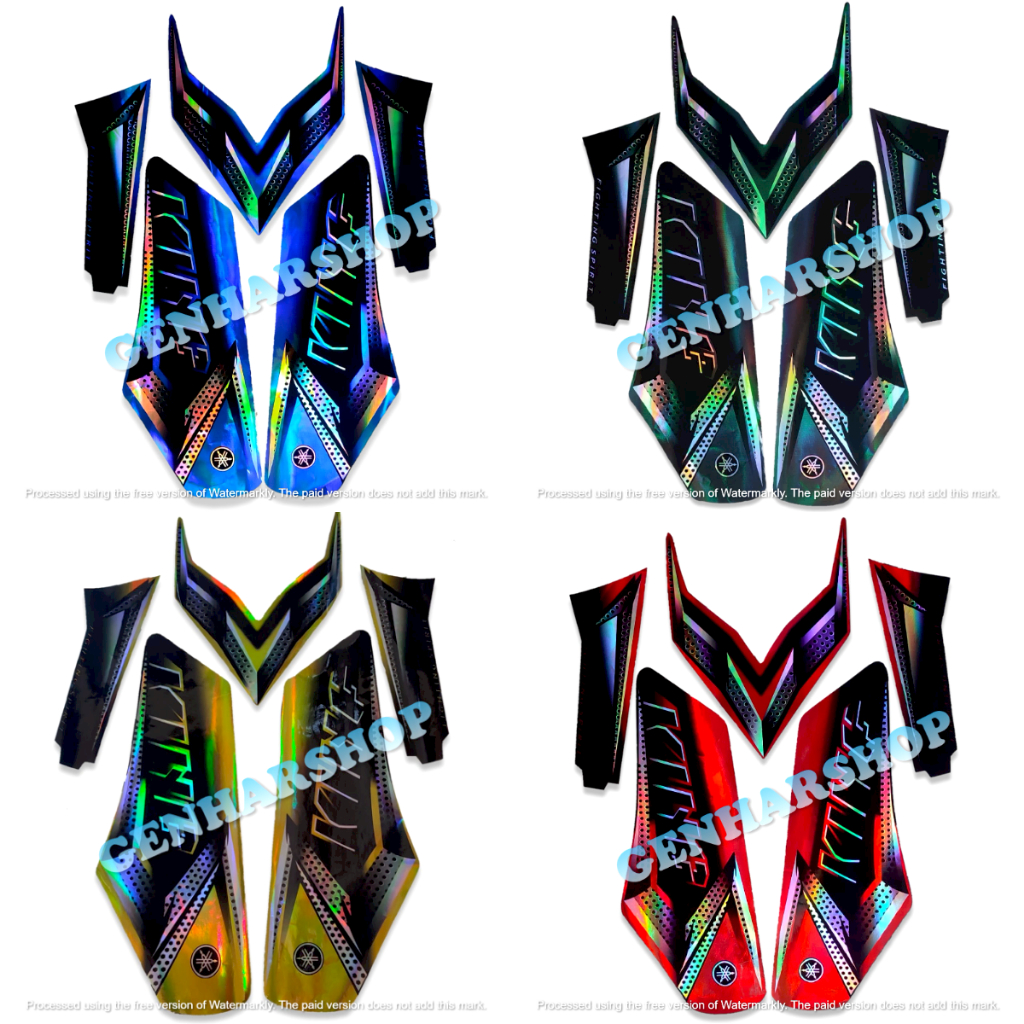 STRIPING MOTOR RX KING 2008 VARIASI HOLOGRAM