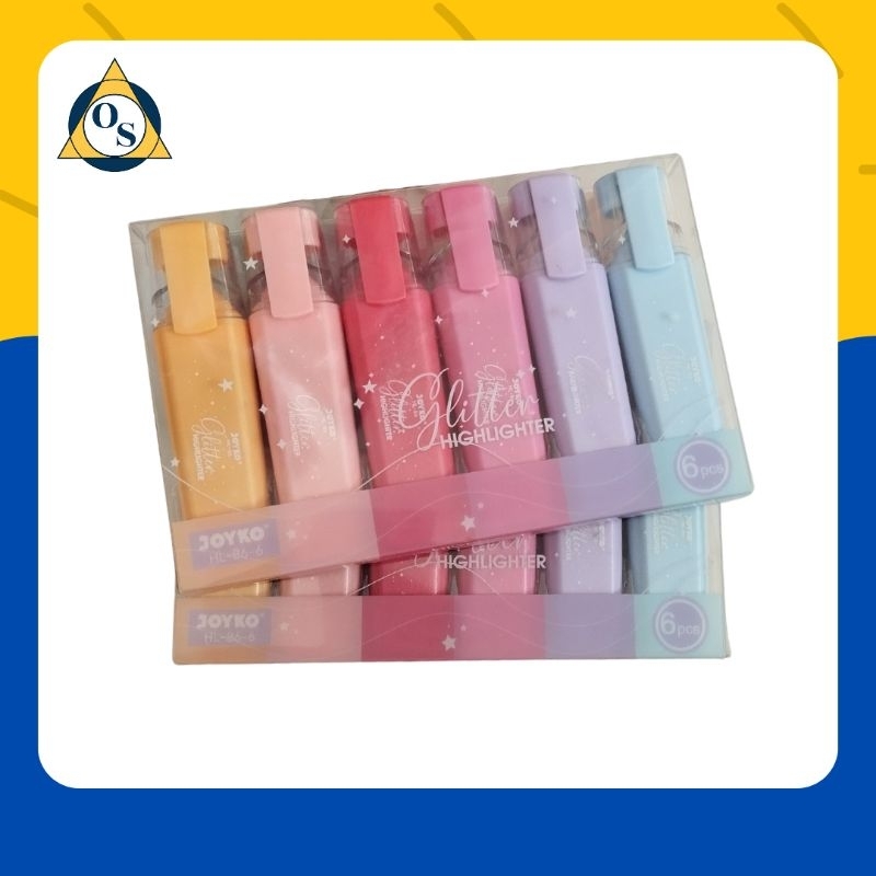 

JOYKO GLITTER HIGHLIGHTER 6 WARNA
