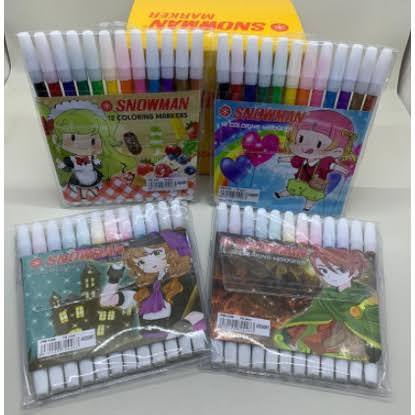 

Spidol Kecil 12 Warna Snowman / Spidol Kecil Warna Snowman Atk