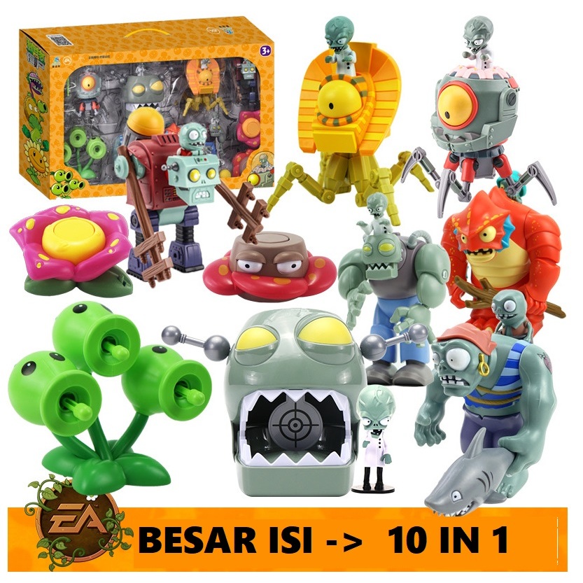 MAINAN ANAK EDUKASI BELAJAR ZOMBIE VS PLANT ZOMBIES NERF MANUAL TEMBAK BOLA BUSA GAME SHOOT SHOT
