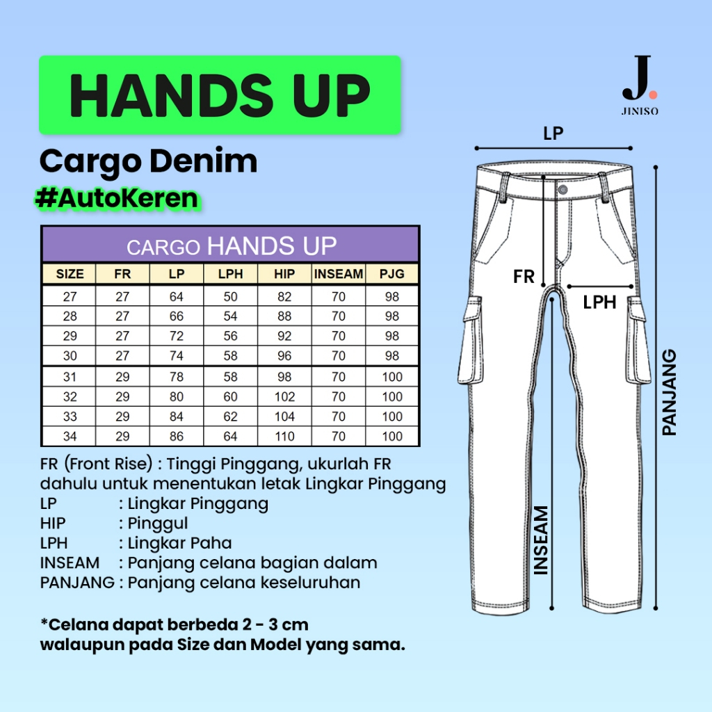 JINISO - Highwaist Cargo Hands Up Jeans Vol. 1 Image 4