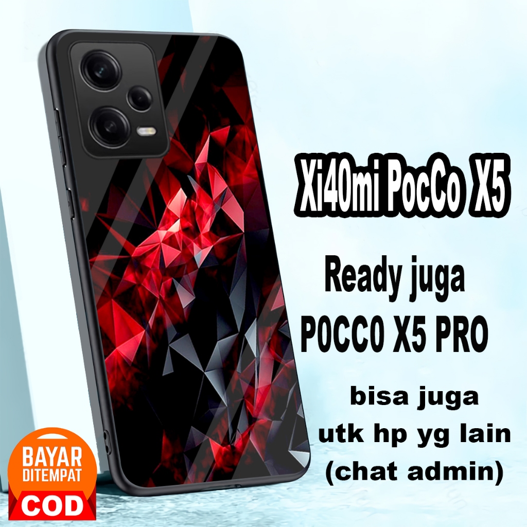 COD42/Softcase glossy kilau POCO X5 dan ALLL TYPE(motif genshin impact )  X5 PRO/X3/X3 PRO/X3 NFC /m