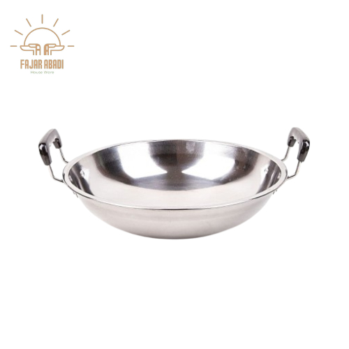 Wajan Stainless Tebal 7/Kuali Wajan Penggorengan Stainless