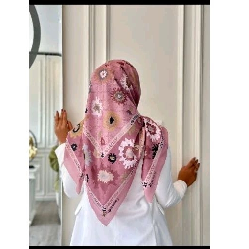 HIJAB JOURNEY SCARVES ALEDA&AYANA PINK by JOURNEY SCARVES ORI 100%