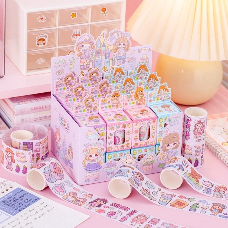 

Stiker ROLL Motif sanrio LUCU // motif KAWAII GS3.8