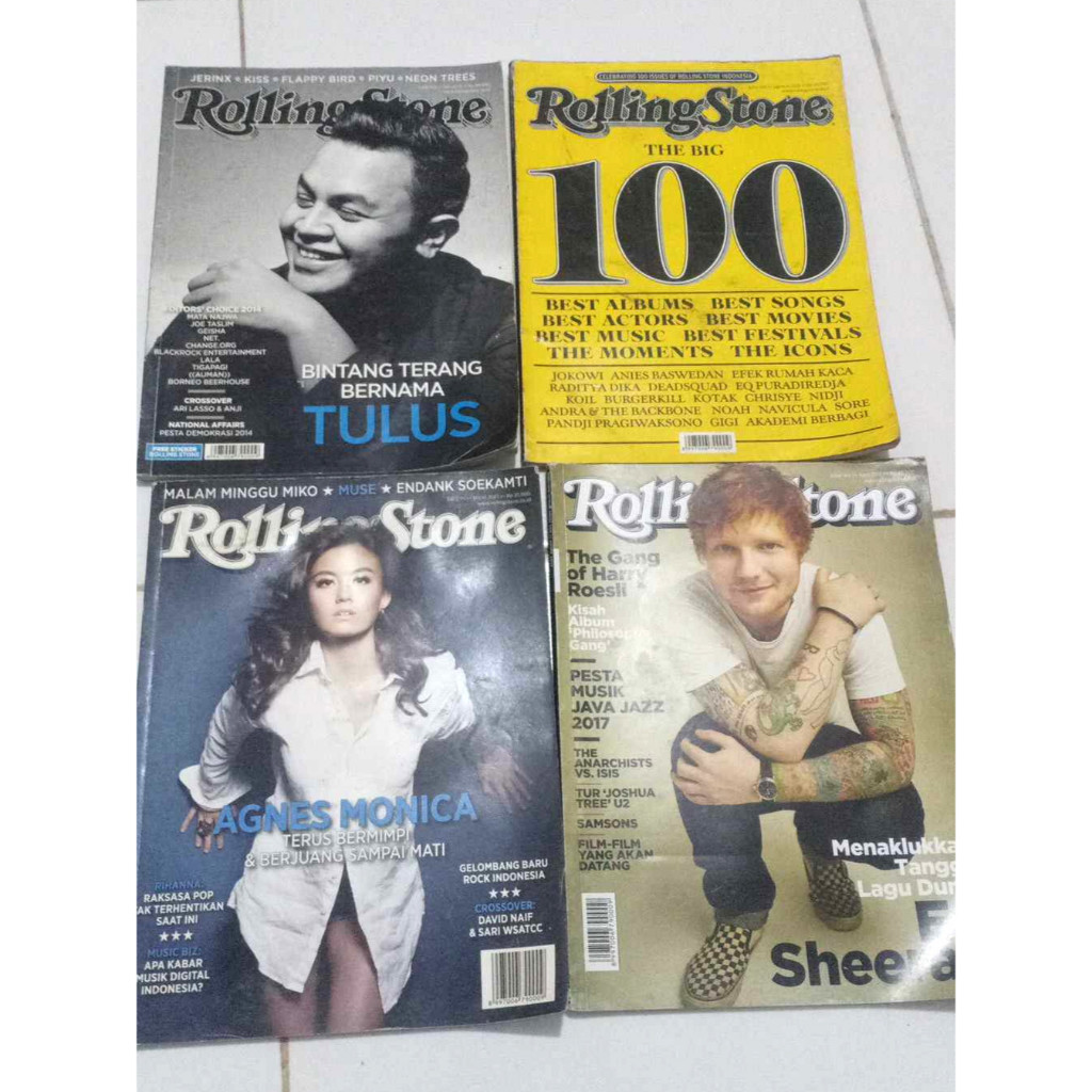 Majalah RollingStones Bekas (6pcs)
