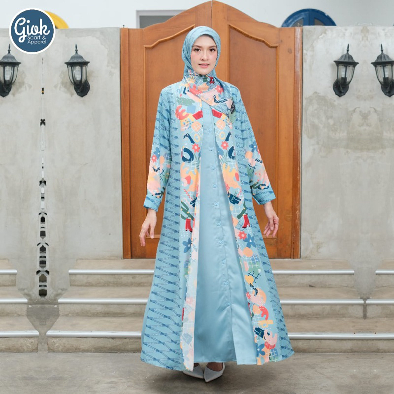 HANNAH DRESS GIOK RAYA SERIES ORIGINAL