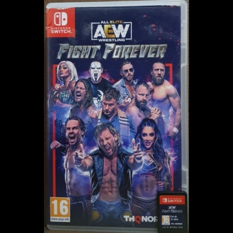 AEW Wrestling Kaset Nintendo Switch