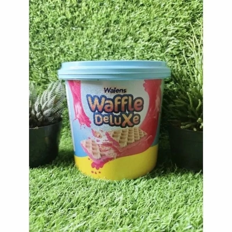 

walens waffle deluxe wafer kaleng