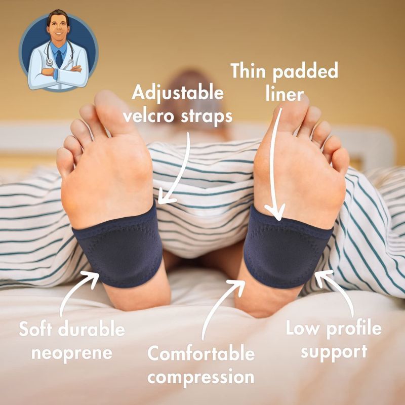 2Pcs Arch Flat Foot Cushion Insole Kaki Datar Flat Foot Arch Support Kaki Datar Terapi Insole Flat