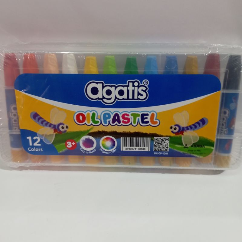 

CRAYON AGATIS OIL PASTEL 12 warna / pcs