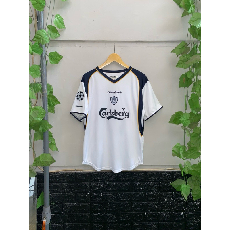 jersey retro vintage liverpool away 2001 original