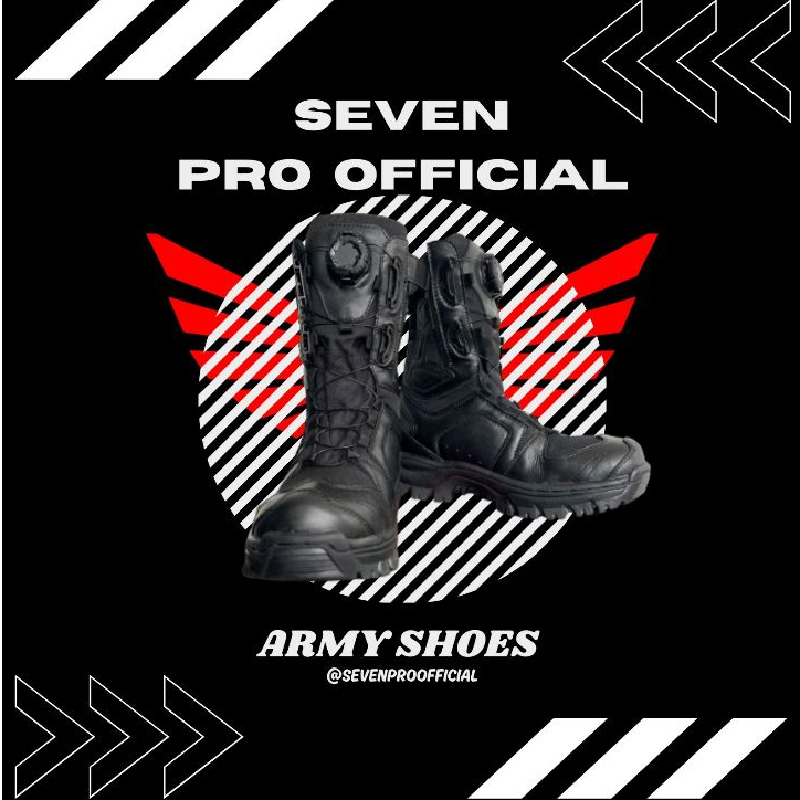 Sepatu PDL Solomon Tali Puter ORIGINAL Merk Seven Pro | TERBARU