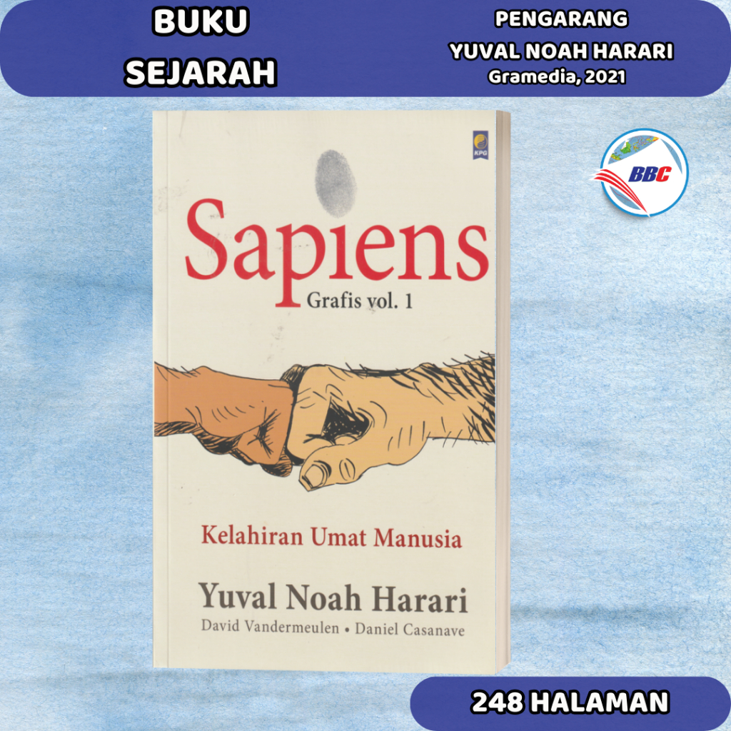 BUKU SAPIENS GRAFIS VOL.1 KELAHIRAN UMAT MANUSIA