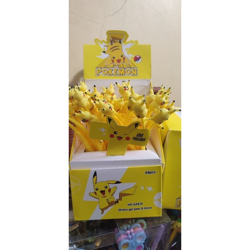 

1 BOX PEN LENTUR PIKACU KARAKTER
