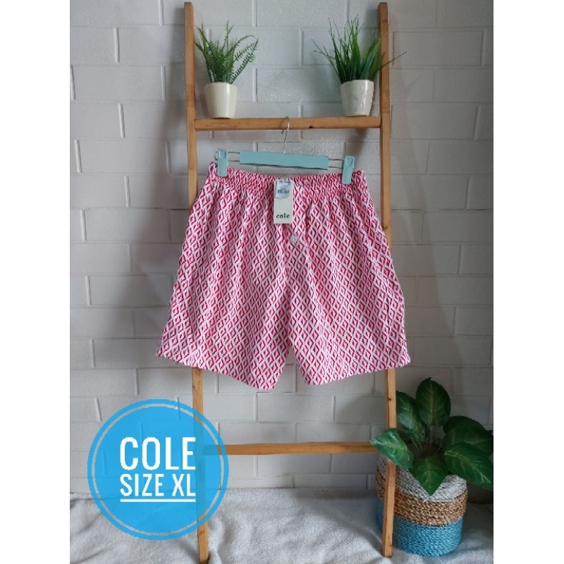CELANA PENDEK BOXER KOLOR COLE ORIGINAL