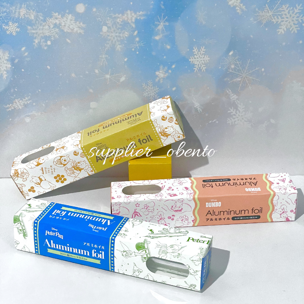 [Seria] Dumbo Aluminum Foil Character Fun Foil Peter Pan Sandwich Wrap Onigiri Wrap Cookies Wrap Ben