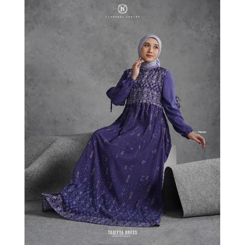 COD ✅ TAQIYYA DRESS by NADHEERA LUXURY | Gamis Premium Ramadhan Lebaran 2024