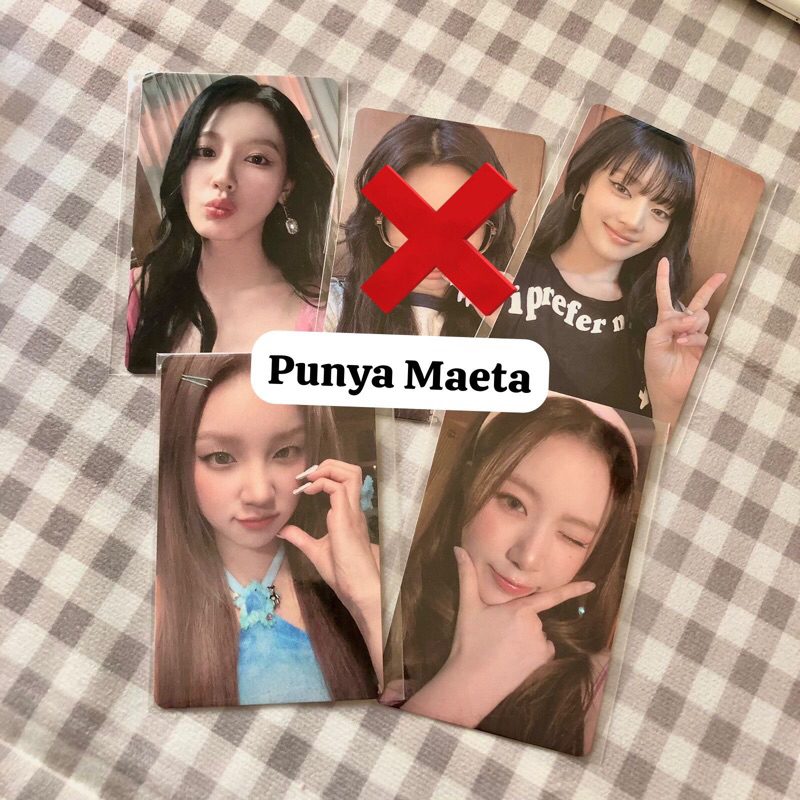 READY STOCK (G)I-DLE gidle I Feel Queencard Weverse Fansign POB Miyeon Minnie Yuqi Shuhua