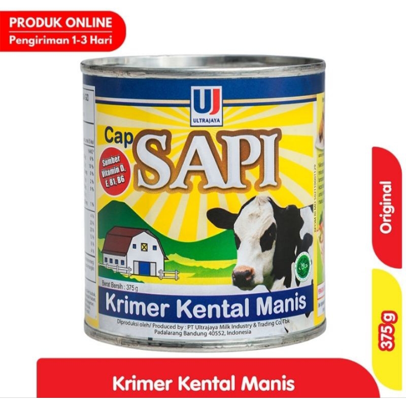 

ULTRA Cap Sapi Krimer Kental Manis 375 g