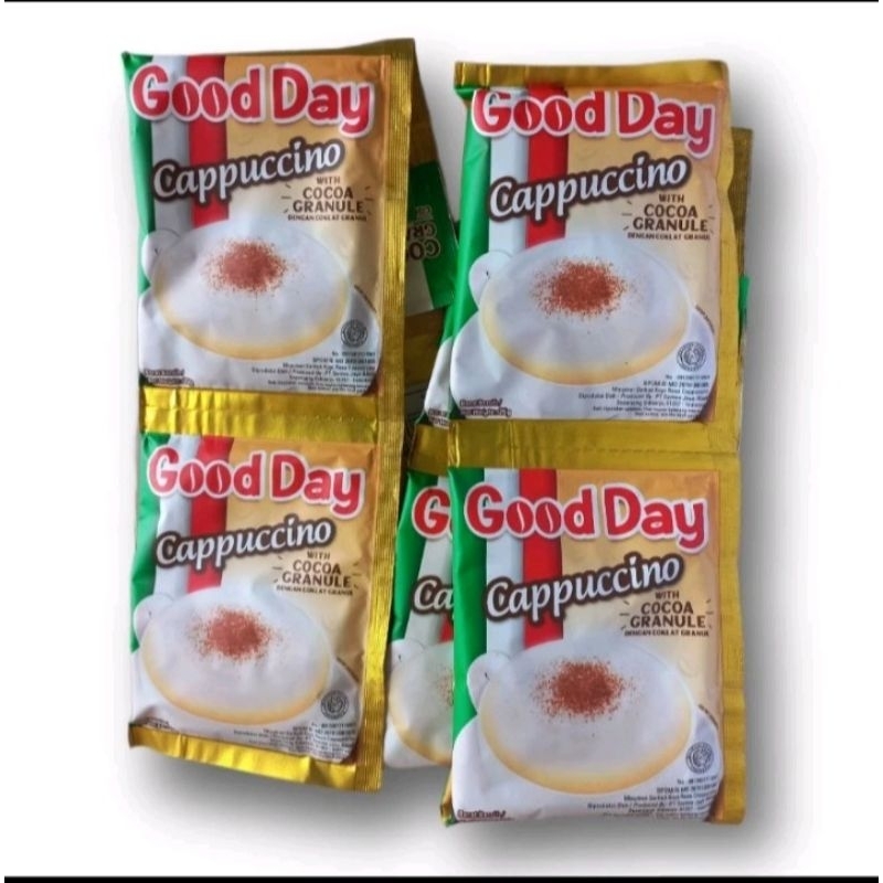 

GOOD DAY CAPPUCCINO 1renceng 10 sachet