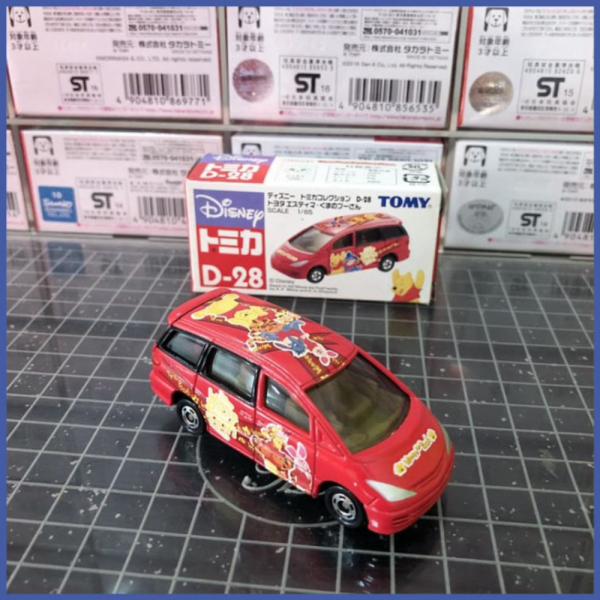 Dijual Tomica Disney D-28 Toyota Estima Pooh Piglet Tigger Eeyore Diskon