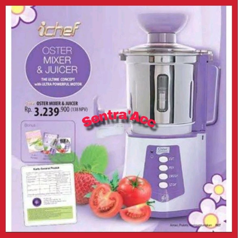 Blender Ichef Oster Mixer Juicer Blender 3in1 Original Made in Korea