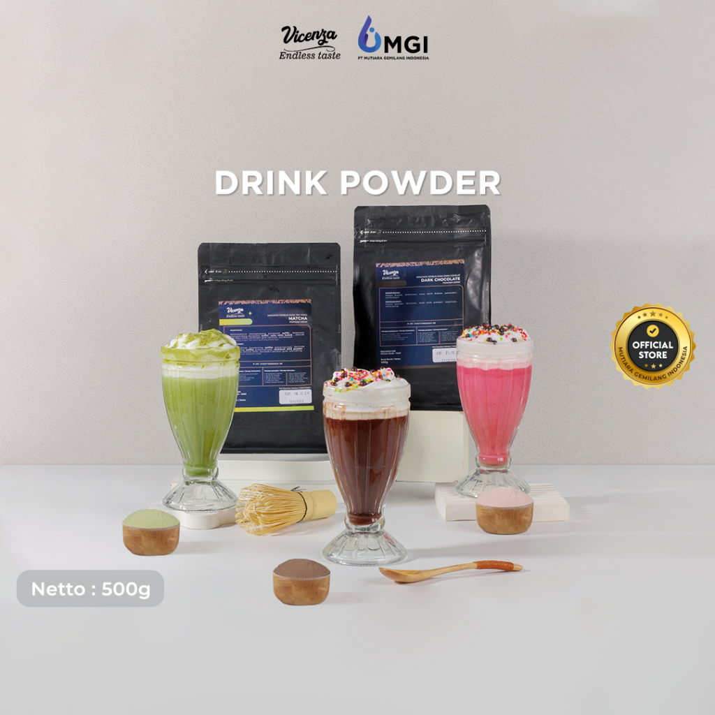 

Vicenza Bubuk Minuman Mewah Premium Drink Powder 500gr / Vicenza Bubuk Minuman Premium 500gr