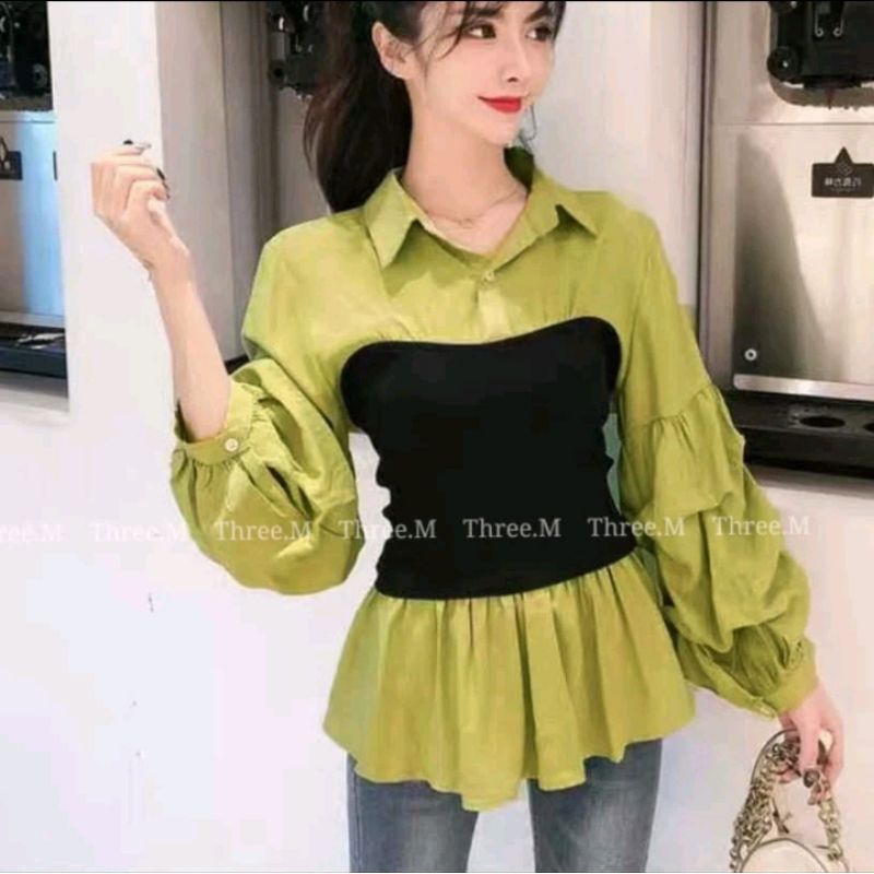 blouse Korea three M