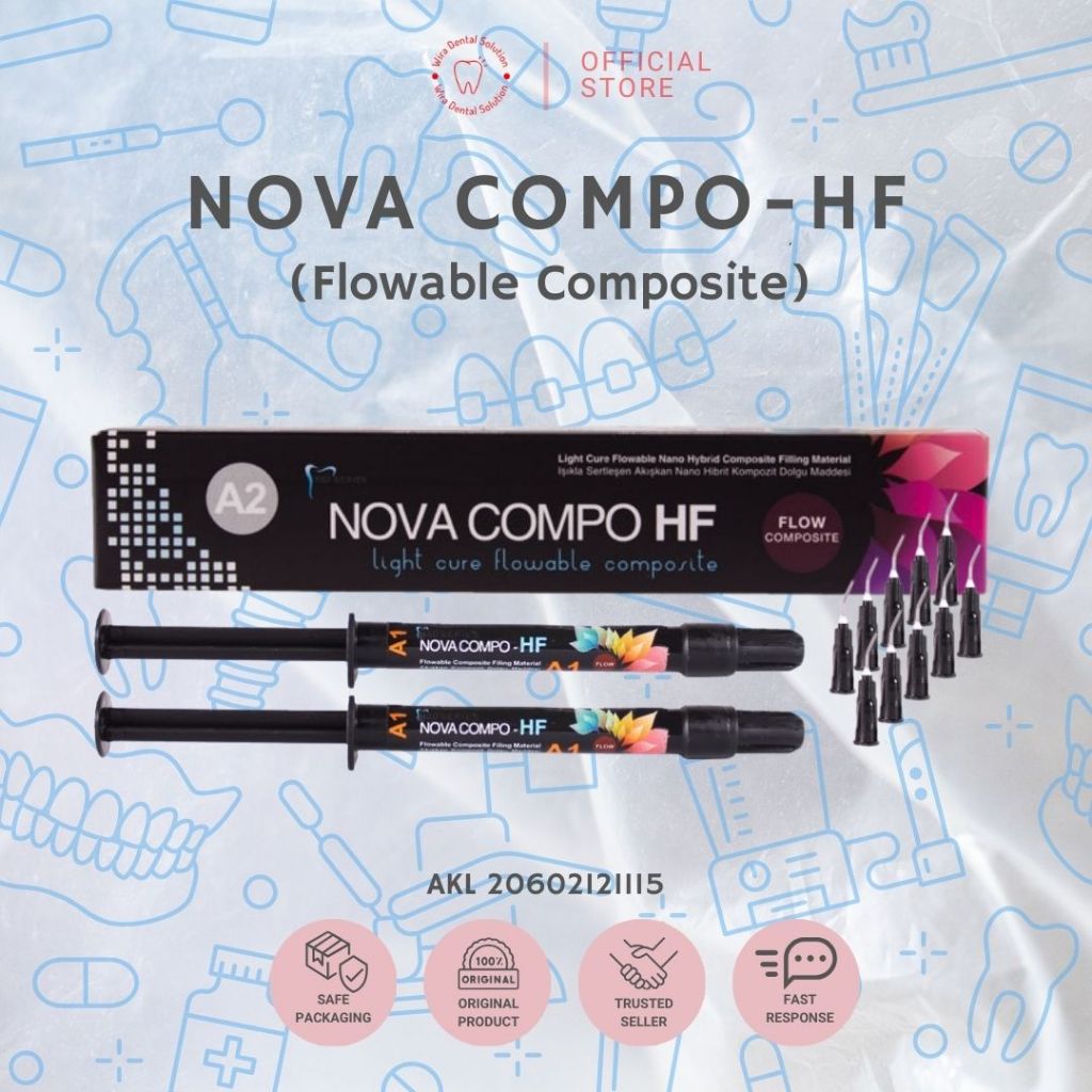 Flowable Composite Resin, Nova Compo HF IMICRYL