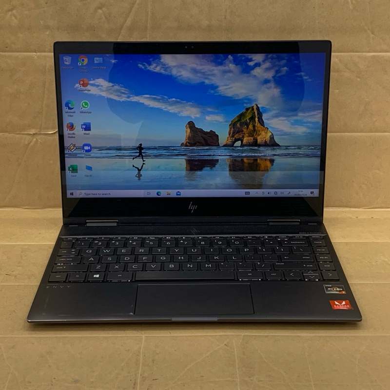 Laptop Hp envy X360 Amd Ryzen 7-2700U RAM 8GB 512GB Touchscreen