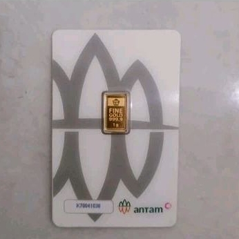logam mulia antam Certieye 1 Gram Redmark Tahun 2023 Kadar 999.9