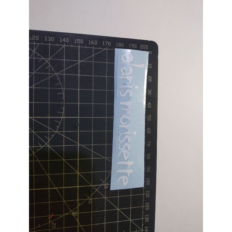 

cutting stiker alanis morissette