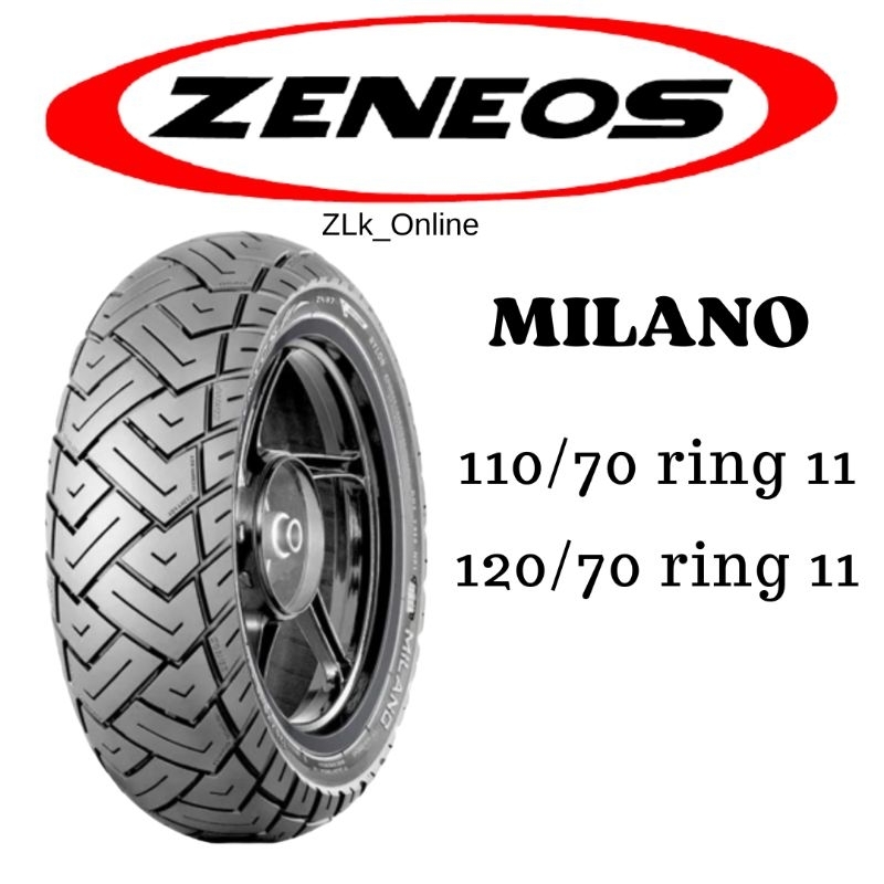 Ban Luar Ban Motor ZENEOS MILANO 110/70-11 120/70-11 TUBLESS