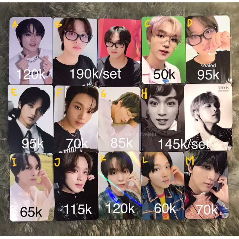 Photocard haechan nct dream 127 heartcheek kacamata boboan bnw glimo ay yo mfal tds pob