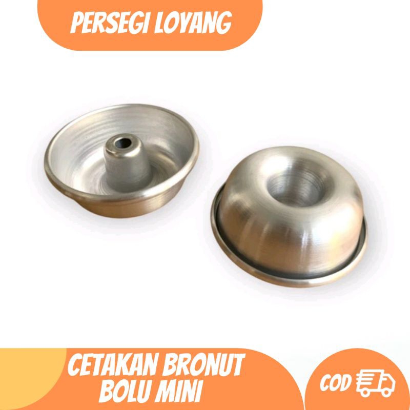 Cetakan bronut bolu mini - Loyang bolu mini - Loyang donat - Cetakan kue bronut - Cetakan bolu mini