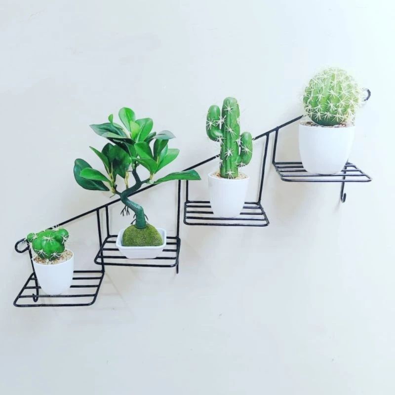 Rak pot dinding / Rak bunga dinding/ Standing pot