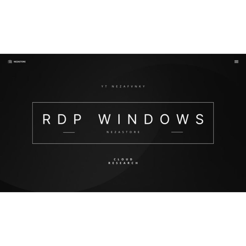 RDP BULANAN  BERGARANSI SUPORT EMULATOR