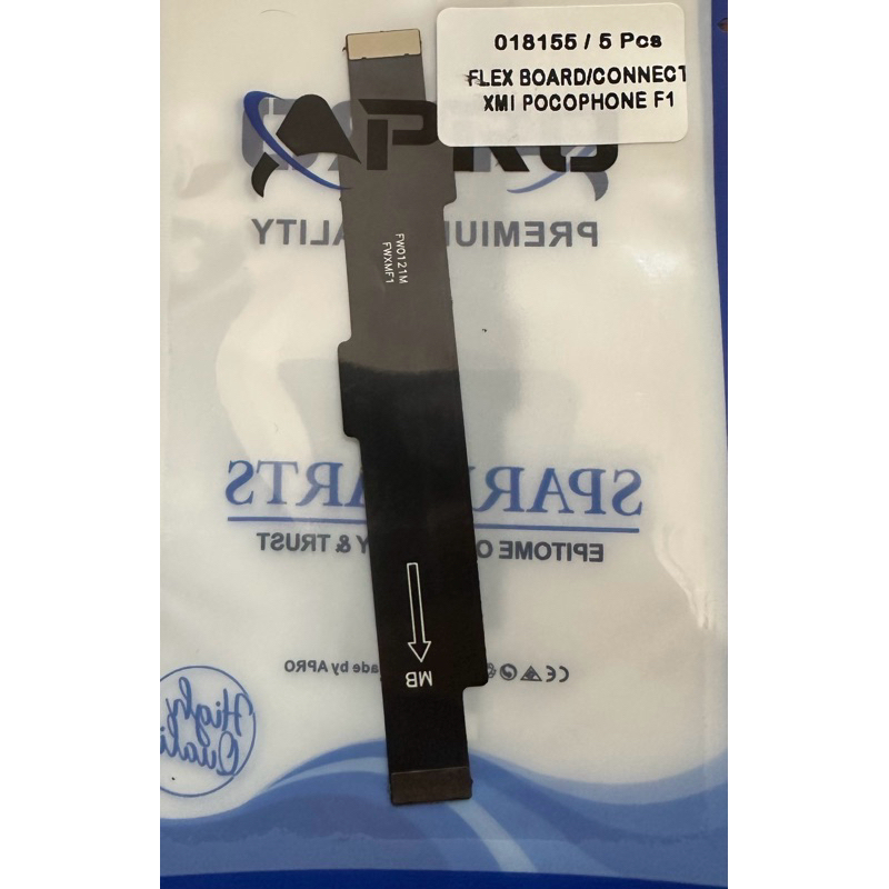 main flexible fleksibel connect to ui board cas pocophone F1 original Apro