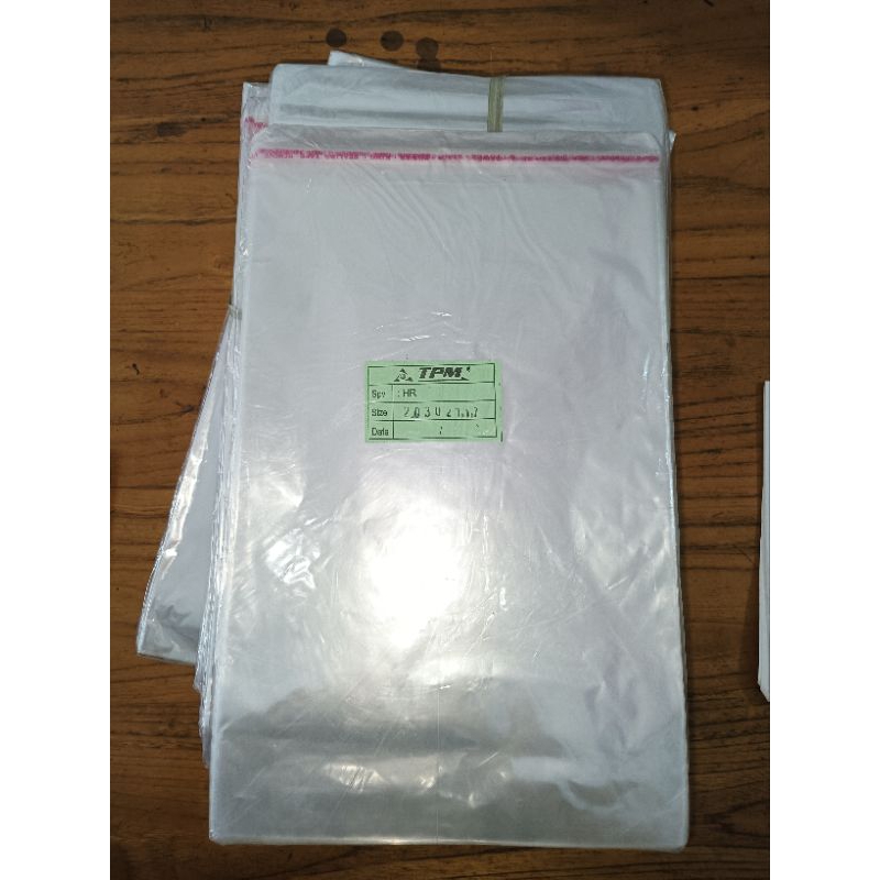 

Plastik Opp Lem 20×30 Isi 100 Lembar/Plastik Hijab/Kaos anak/Makanan