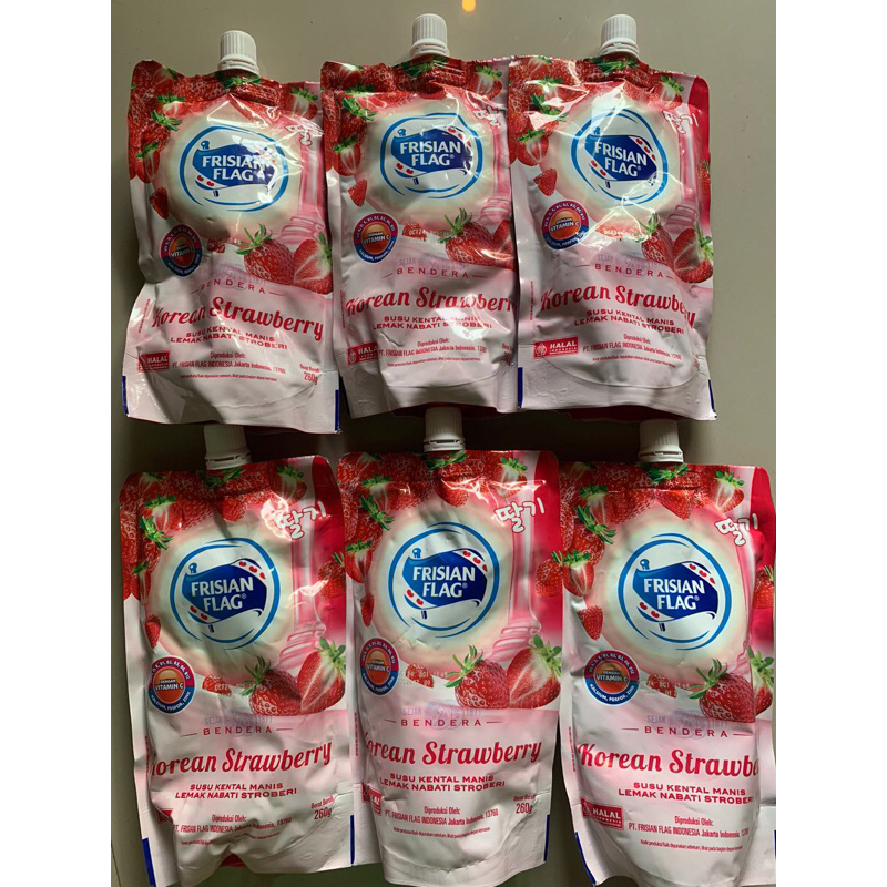 

FRISIAN FLAG BENDERA KOREAN STRAWBERRY POUCH 260gram
