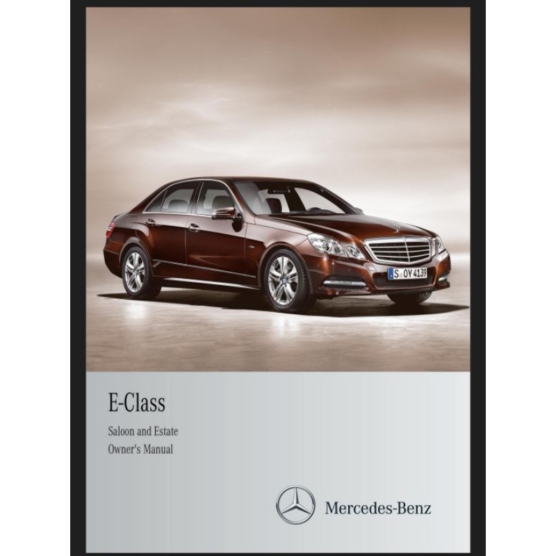 Manual book mercedes W212 E-CLASS